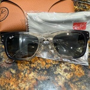 Ray-Ban Black and Gray Gradient Sunglasses, new with tags!  Never worn